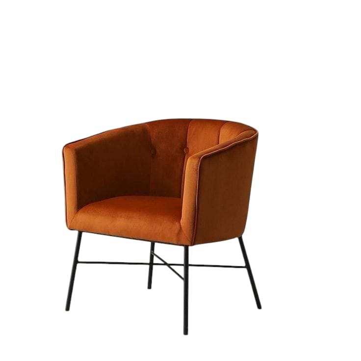 Sienna Velvet Barrel Accent Chair