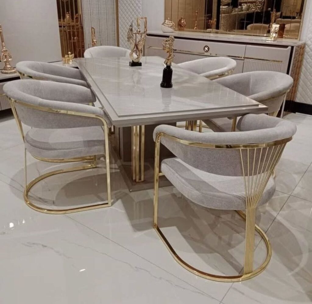 Aurum Luxe 7-Piece Dining Set