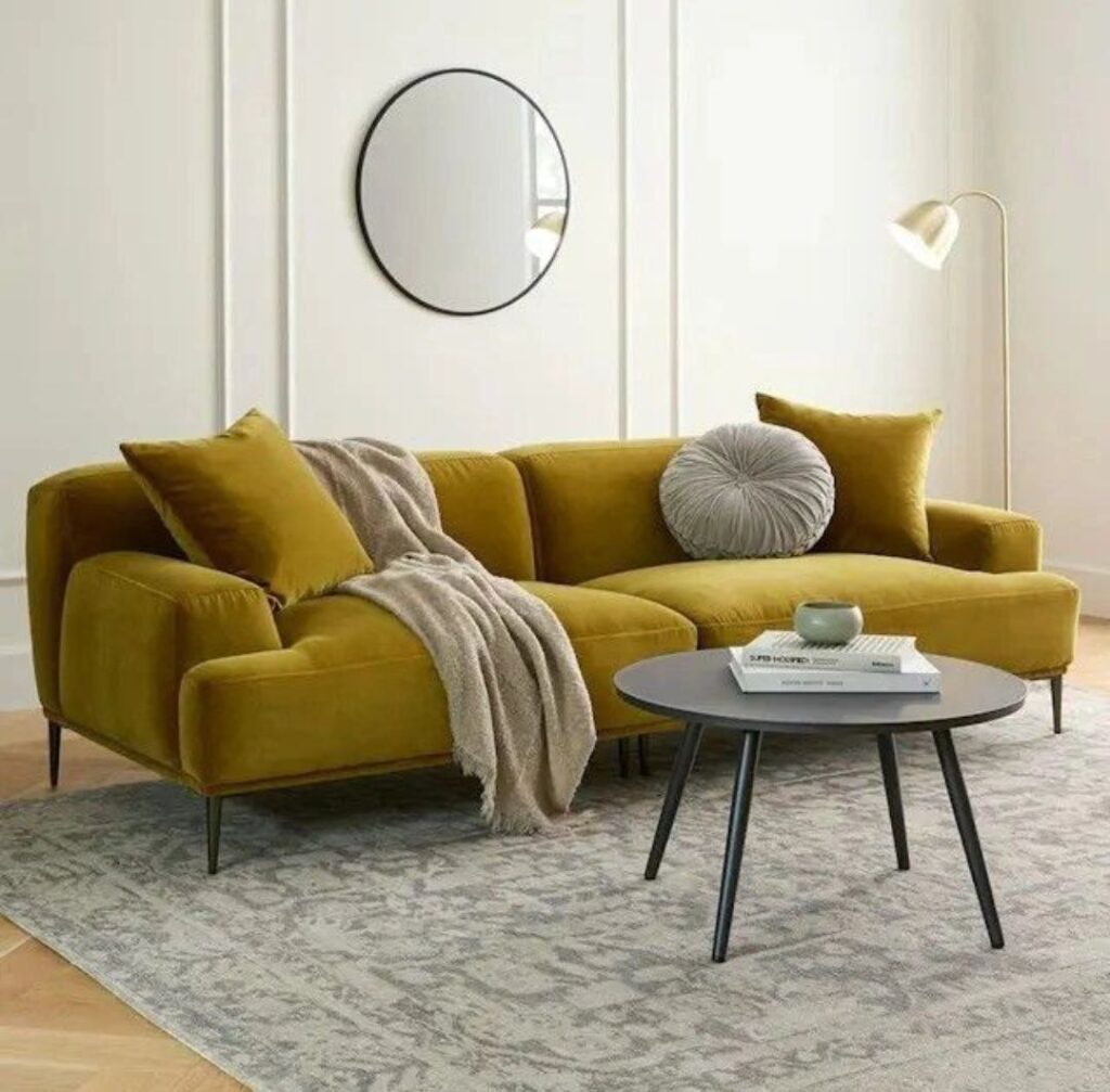 golden aura sectional