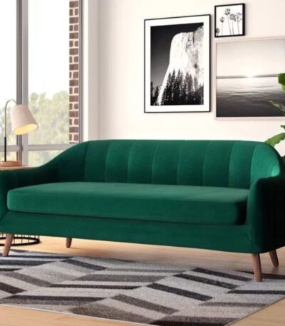 Emerald curve sofa